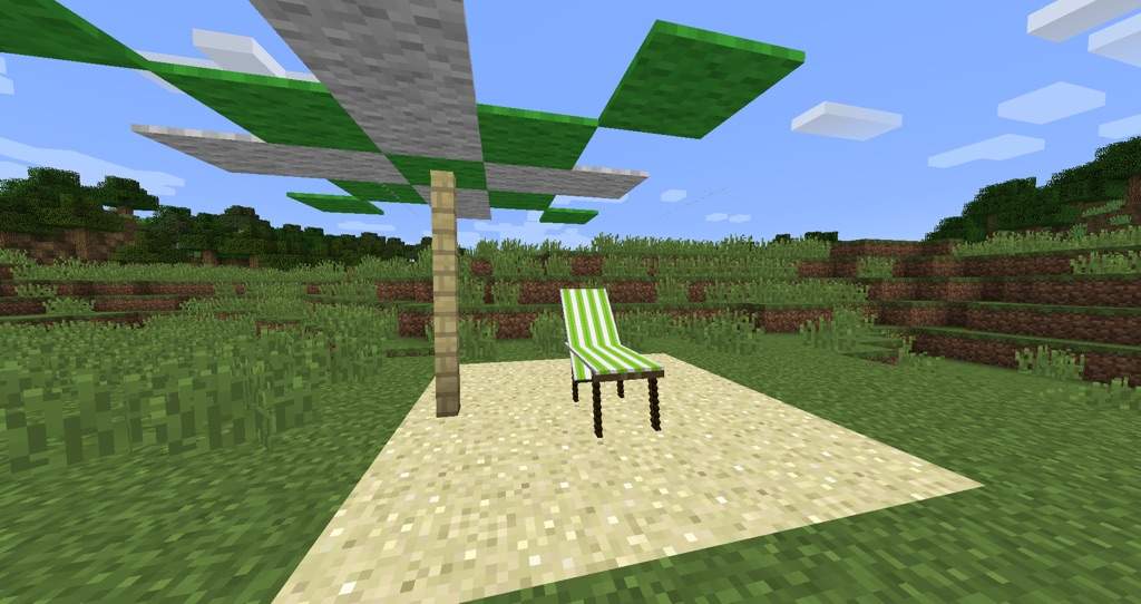 Beach Chair In Minecraft Minecraft Amino