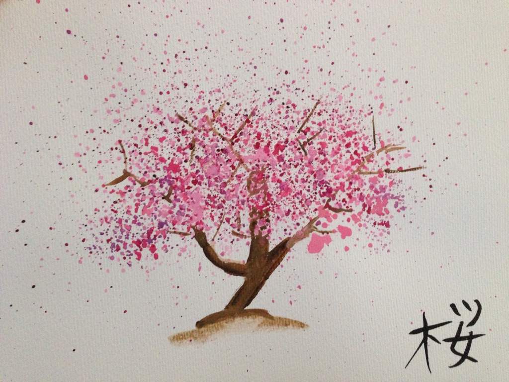 Как нарисовать дерево сакуры. Сакура рисунок. Сакура дерево нарисованное. Дерево Сакура рисунок. Дерево Сакура нарисованнле.