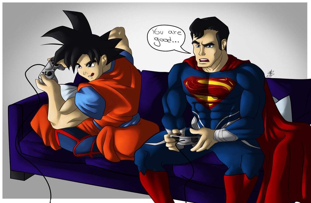 Goku & Superman... 