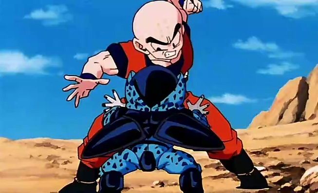 vegeta and krillin