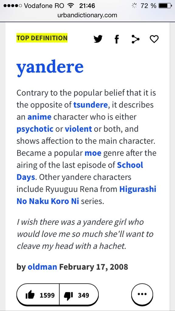 Moe Anime Urban Dictionary