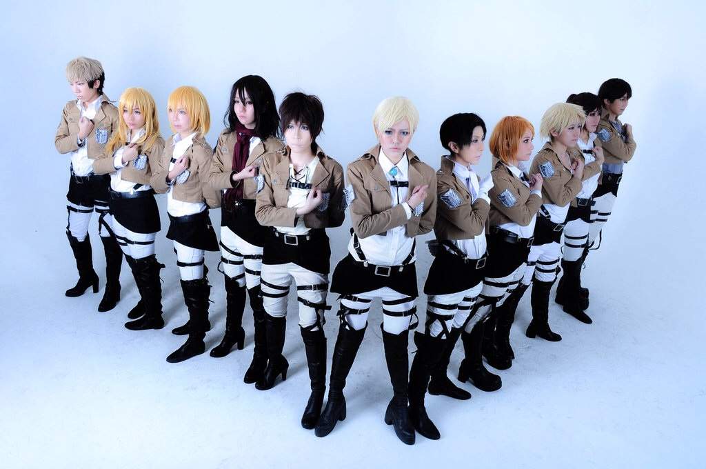 Casting uniform anime group