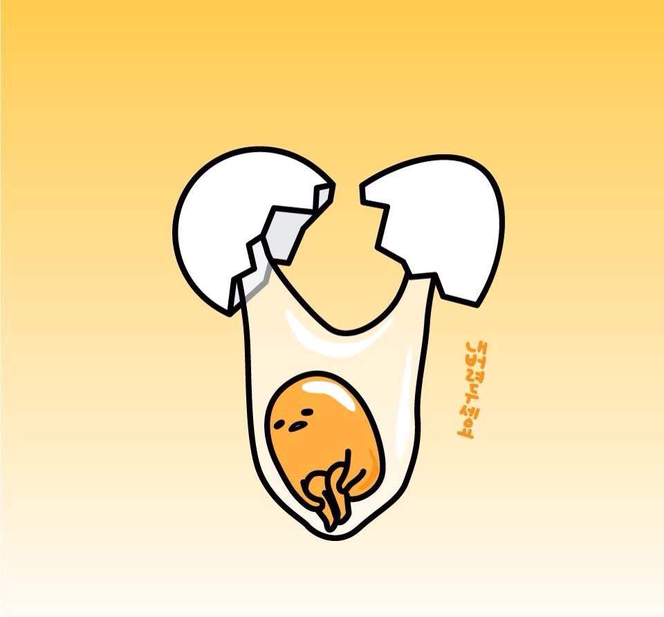 gudetama vomit