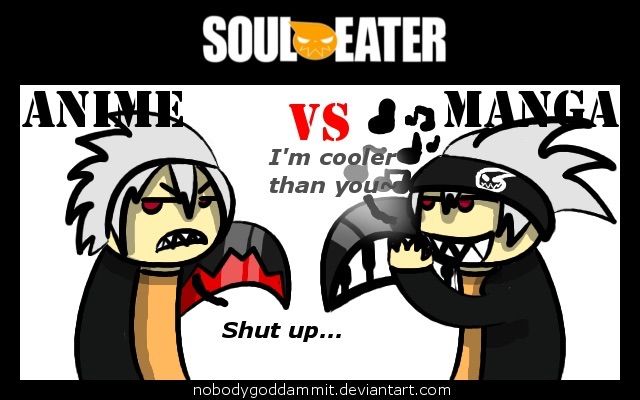 Anime Vs Manga Soul Eater