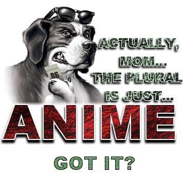 Featured image of post Plural Of Anime And Manga It s a show off of