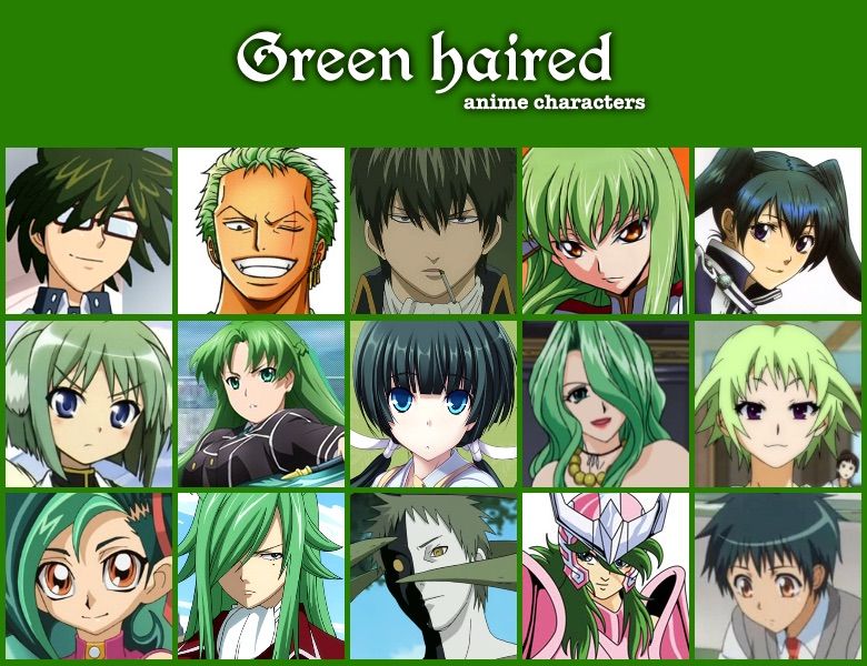 Favorite Green Haired Character.
