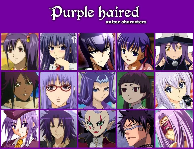 Favorite Purple Haired Anime Character Anime Amino