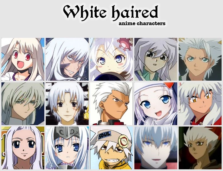 Favorite White Haired Character Anime Amino