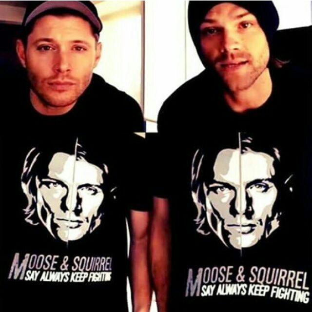 moose and squirrel supernatural shirt