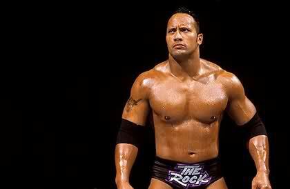 the rock aew wrestling