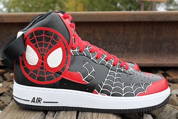 Custom Miles Morales Sneakers | Comics Amino