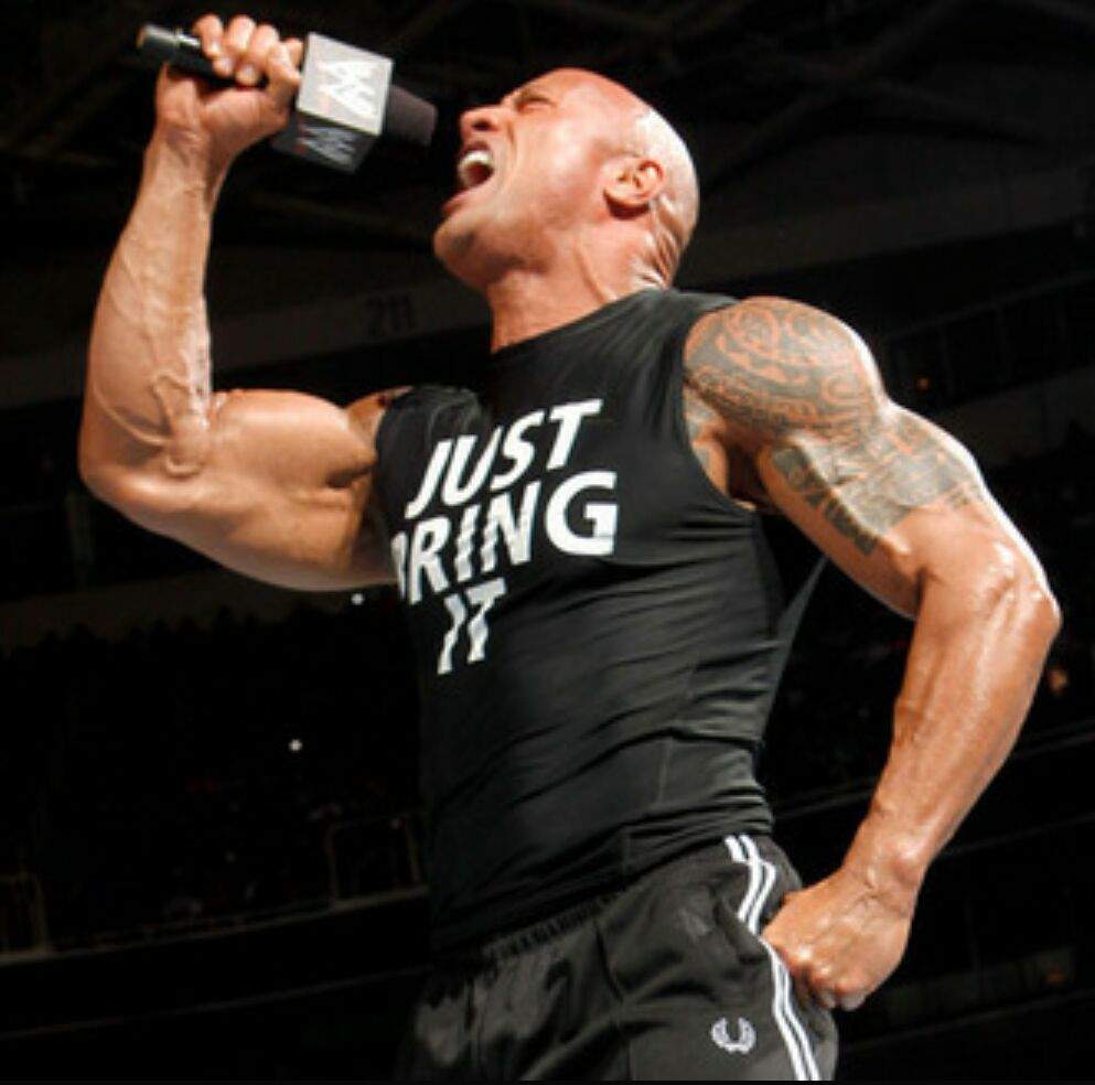 the rock aew wrestling