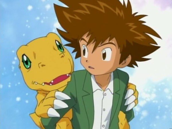 Agumon is to Tai like Pikachu is to Ash. 