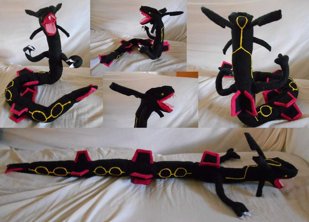 shiny rayquaza plush