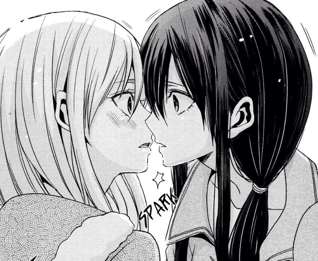 Цитрус аниме поцелуй