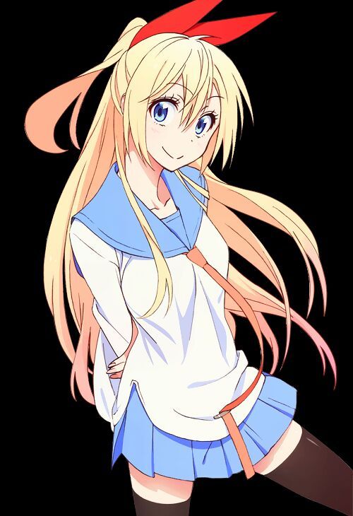 Why Is The Tips Of Kirisaki Chitoge S Hair Pink Anime Amino