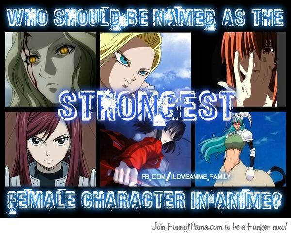 Who is the strongest female anime character | Anime Amino