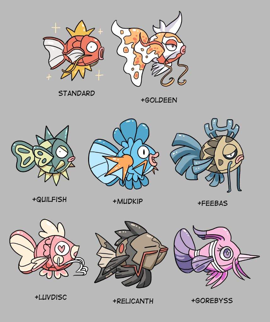 Pokémon Different Variationsbreed Pokémon Amino