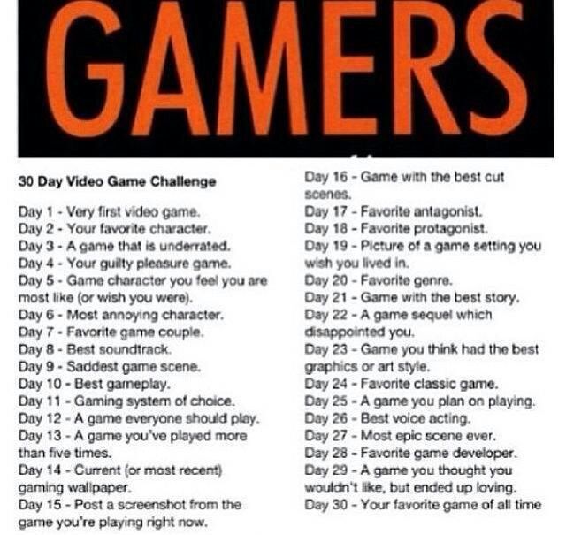 Day 5: what video game character am i 