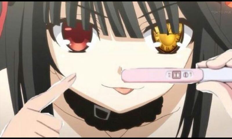 Anime pregnancy test.