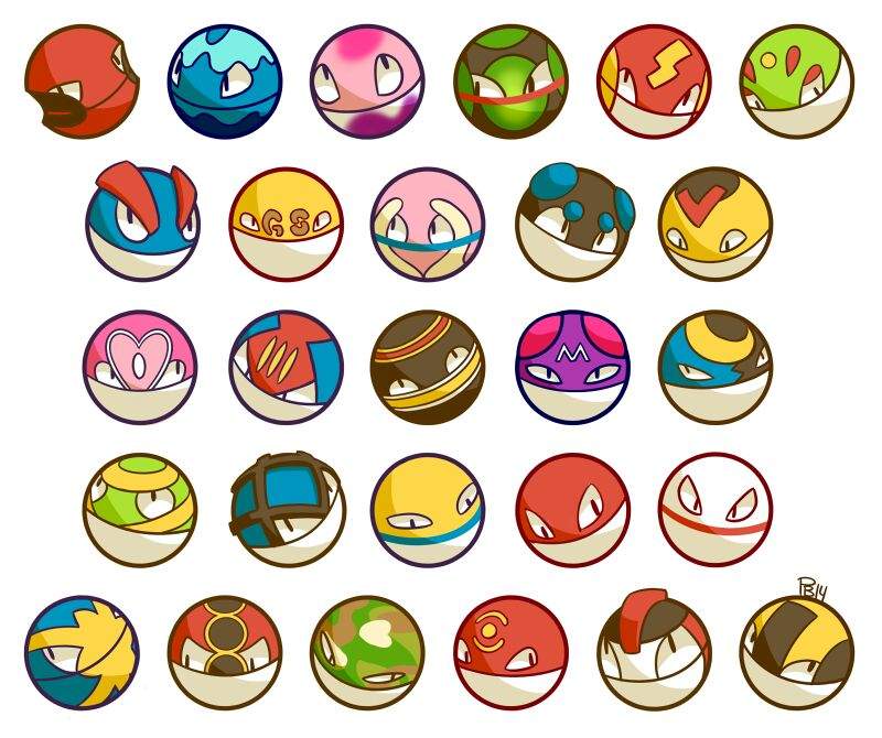 Voltorb As Other Pokéballs 