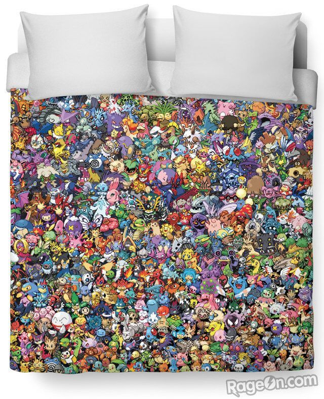 Pokemon Duvet Cover With Every Single Monster Pokemon Amino