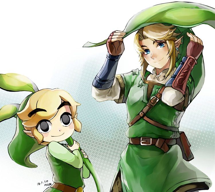 Young Link and Toon Link by sakayaki on DeviantArt