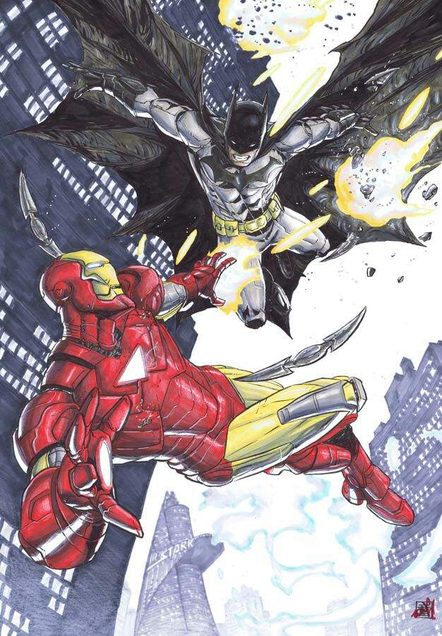 Batman vs Iron Man | Anime Amino