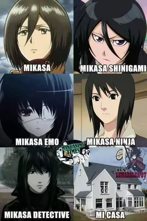 Mikasa name (≧∇≦)/ spanish meme | Anime Amino