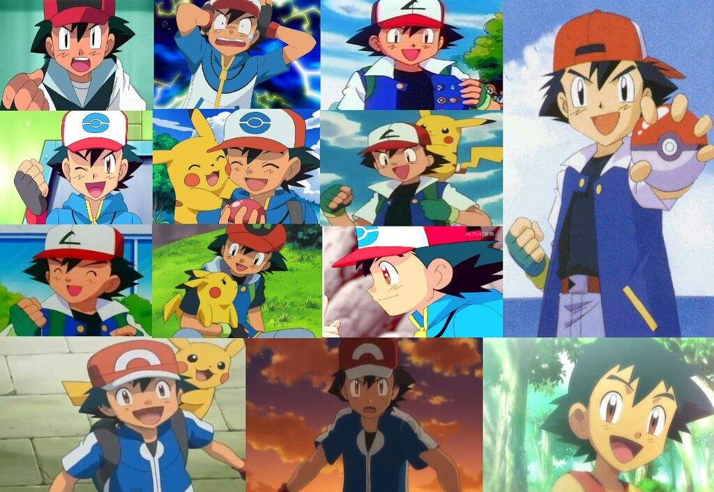 Evolution Of Ash Ketchum