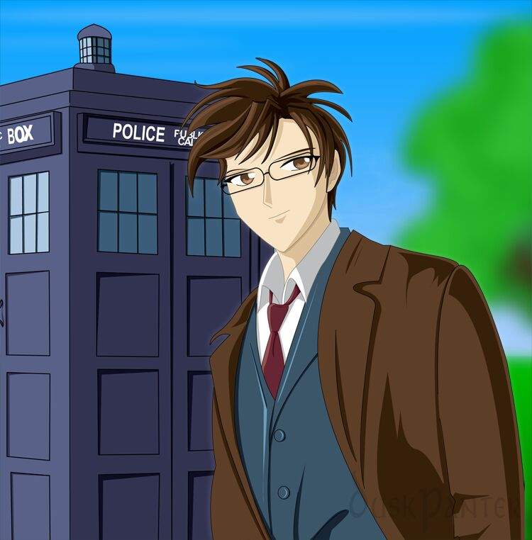 10th Doctor Anime Version Doctor Who Amino