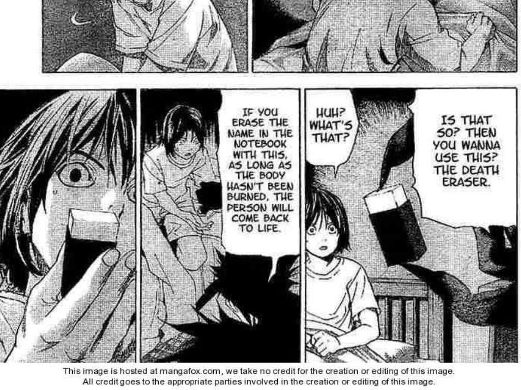 Death Note Manga Panels