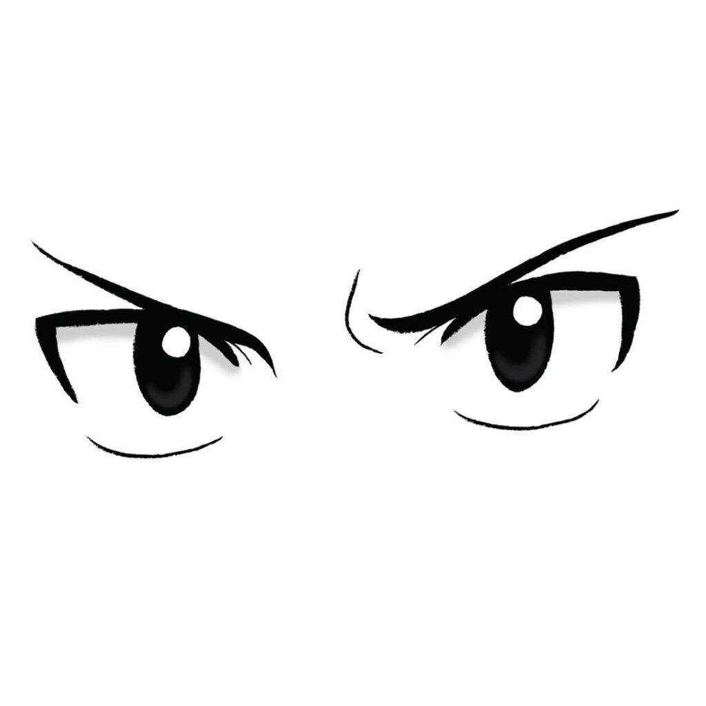 Злые анимешные глаза
