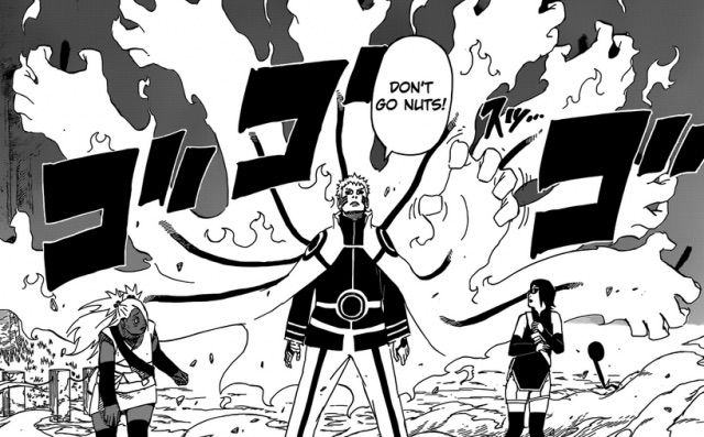 Naruto Using His Nine Tailed Cloak Against Shin Manga Stream Anime Amino