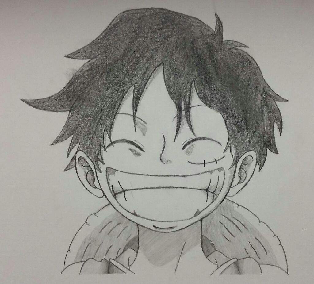 An Old Drawing of Luffy | Anime Amino