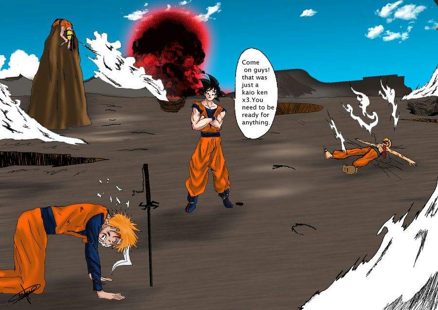 Naruto, Luffy, Natsu, Ichigo training under Goku | Anime Amino