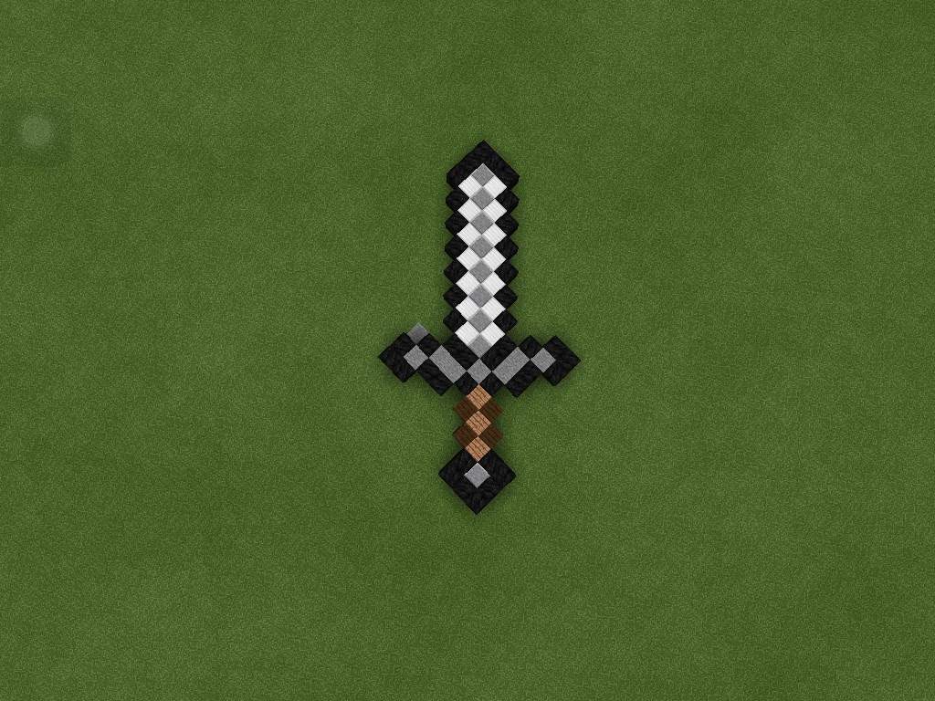 iron sword pixle art minecraft amino