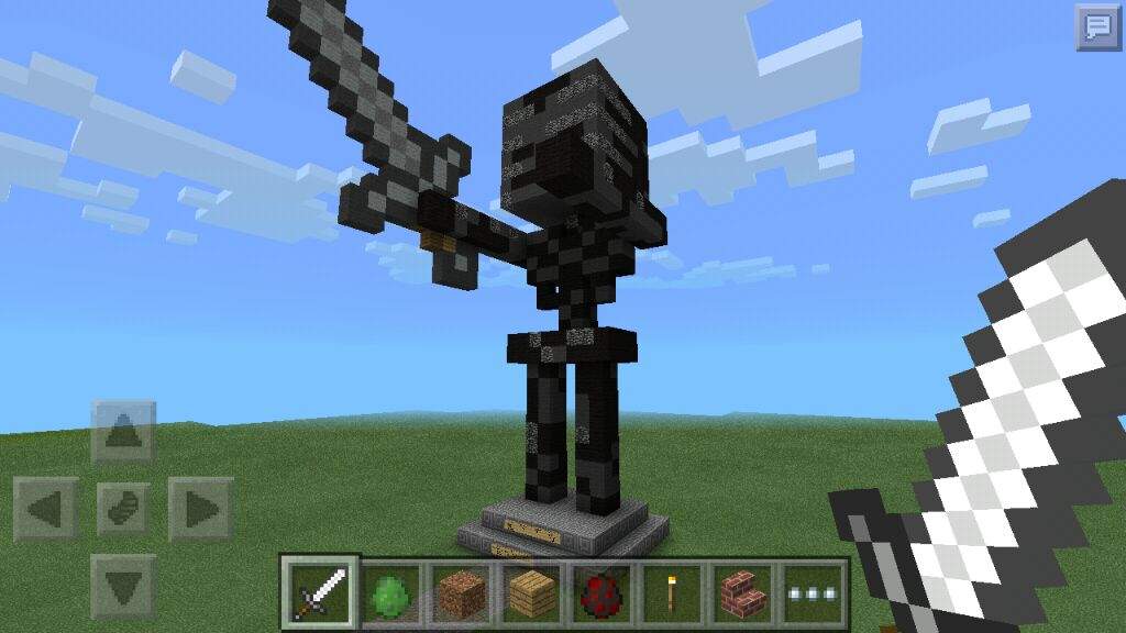 The Wither Skeleton "Statue" .
