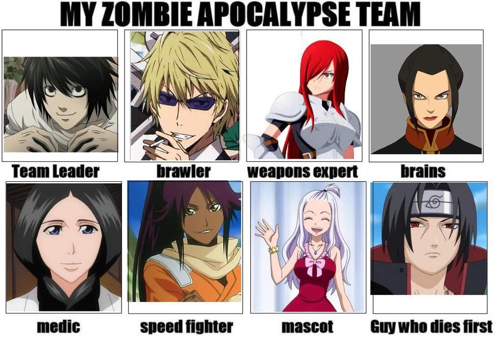 Anime Zombie Apocalypse Dream Team | Anime Amino