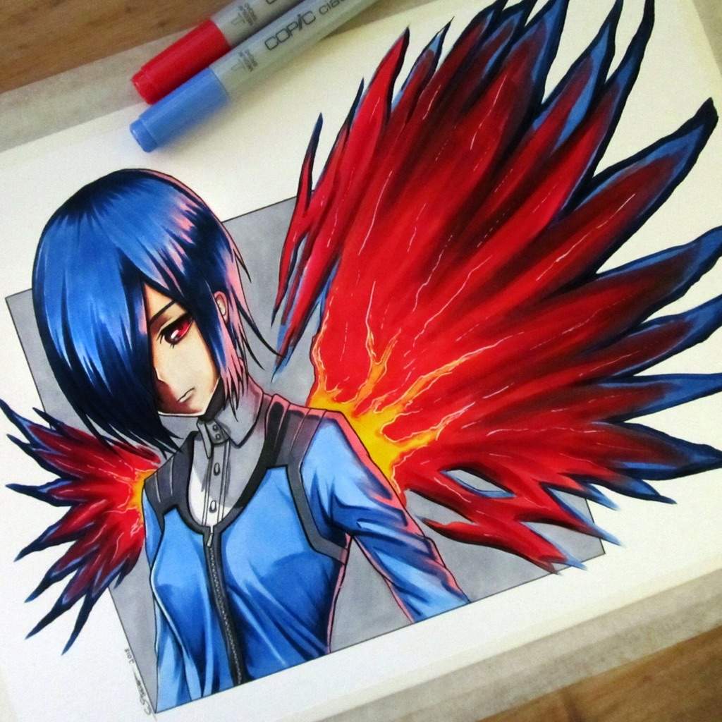 Touka Kirishima Tokyo Ghoul Fan Art Drawing Art Amino