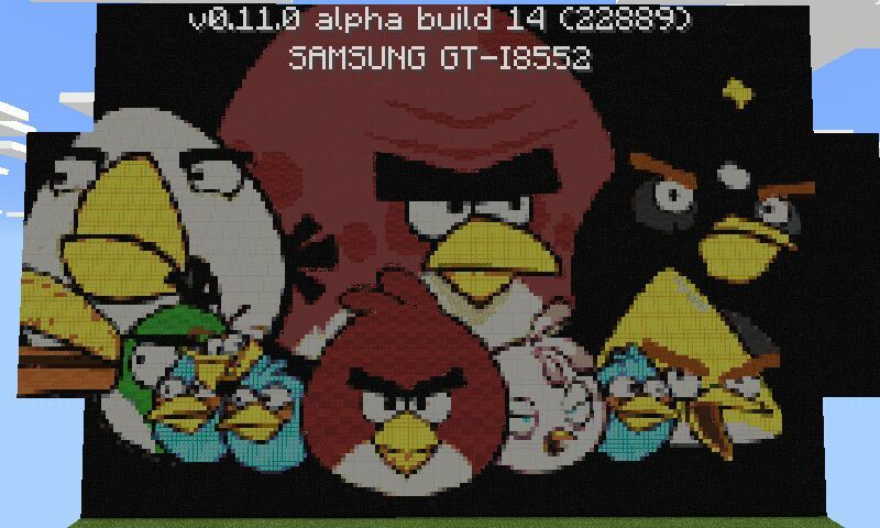 Minecraft Angry Bird Pixel Art Minecraft Amino