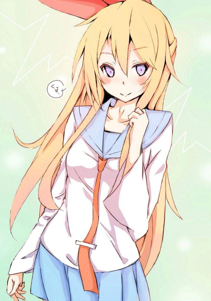 chitoge kirisaki smile