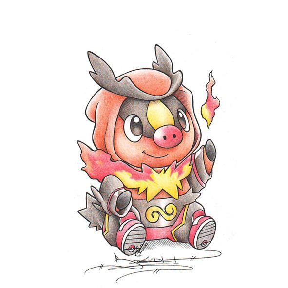 Tepig Fan Art By ItsBirdy | Wiki | Pokémon Amino