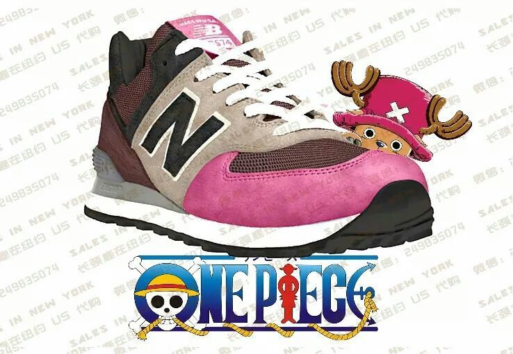 One Piece New Balance Sneakers | Anime 