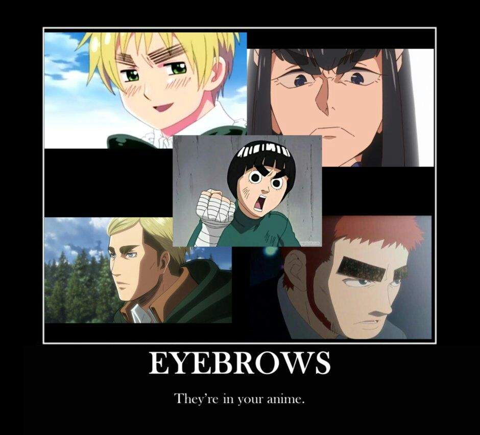 A Tribute To Eyebrows | Anime Amino