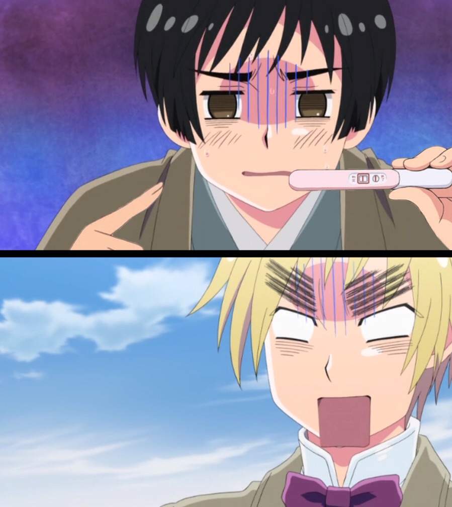 Anime Pregnancy Test Meme.