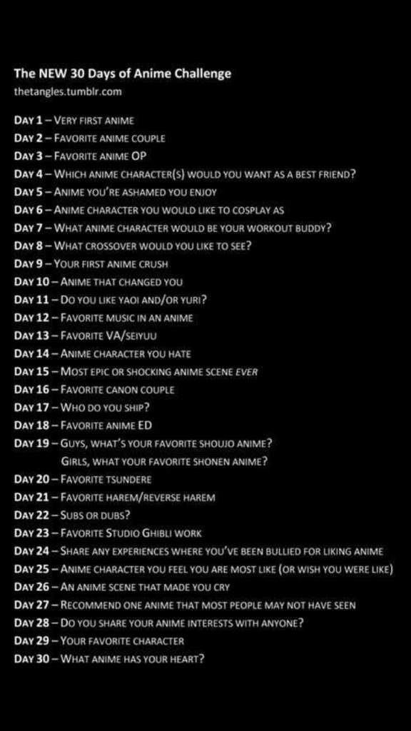 30 Day Anime Challenge Day 6 | Anime Amino