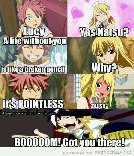 Fairy tail qoutes,pickup lines & funny momments | Anime Amino