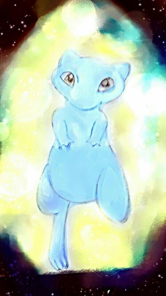 Shiny Mew drawing | Pokémon Amino