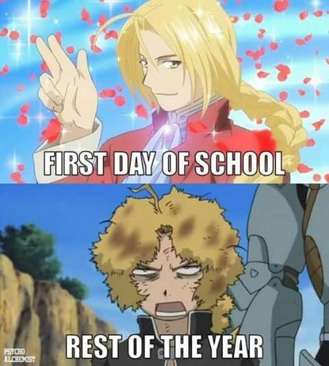 First Day At School Anime Amino